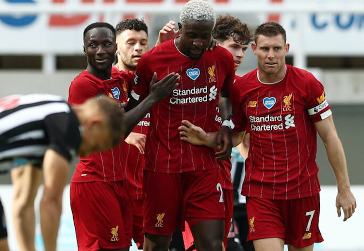 Gol kedua Liverpool pada Liga Inggris malam tadi dicetak Divock Origi