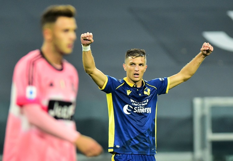 Hellas verona are currently sitting at the eighth place in the Italian Serie A