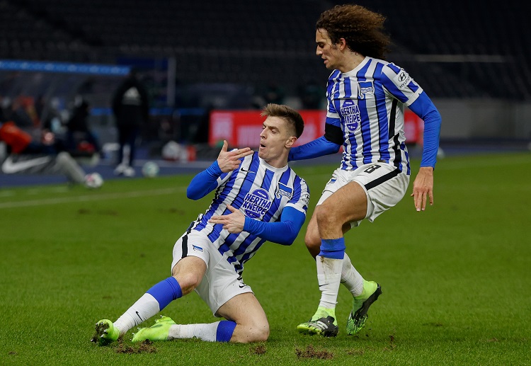 Tỉ số Bundesliga 2020 Hertha Berlin 3-1 Union Berlin.