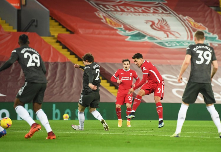 Roberto Firmino failed to score against Manchester United in Premier League