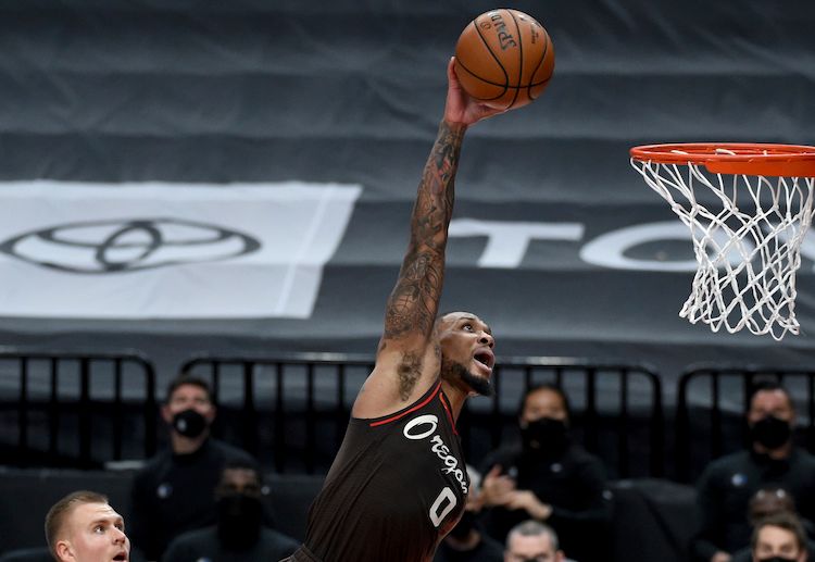 Damian Lillard is leading the Trail Blazers in upcoming NBA game against Toronto Raptors