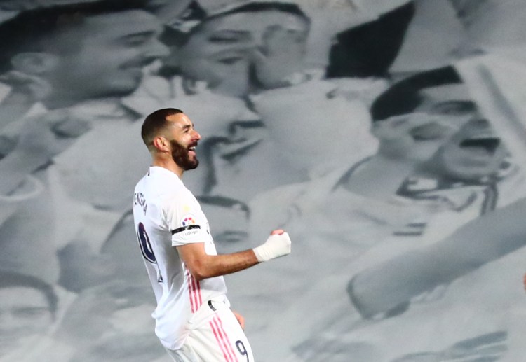 Karim Benzema sudah mencetak 19 gol di La Liga musim ini