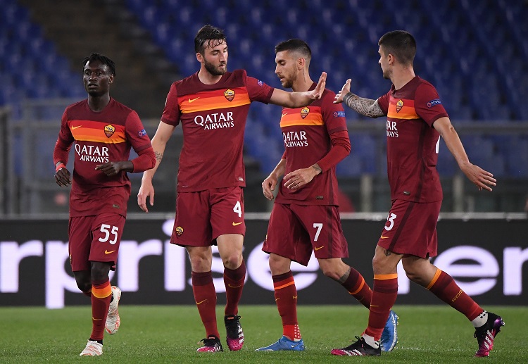 Europa League: AS Roma liên tiếp có được hai bàn thắng để vươn lên dẫn trước so với MU