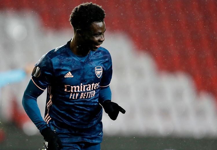 Saka có một mùa giải Premier League bùng nổ.