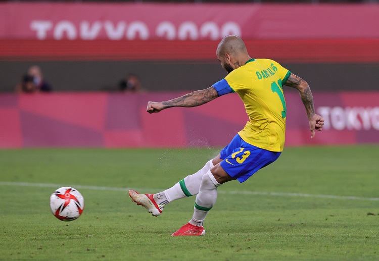 Dani Alves berpeluang raih medali emas di Olimpiade 2020