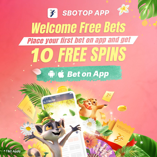 SBOTOP APP Welcome Freebet – EN