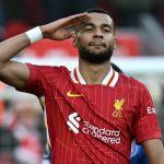 Cody Gakpo scored two goals in 22 minutes during Liverpool's Premier League match against Ipswich Town