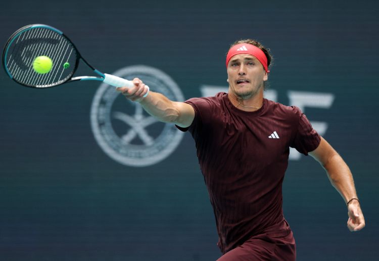 Alexander Zverev overcame a slow start at the Miami Open to break a new ATP Masters 1000 record