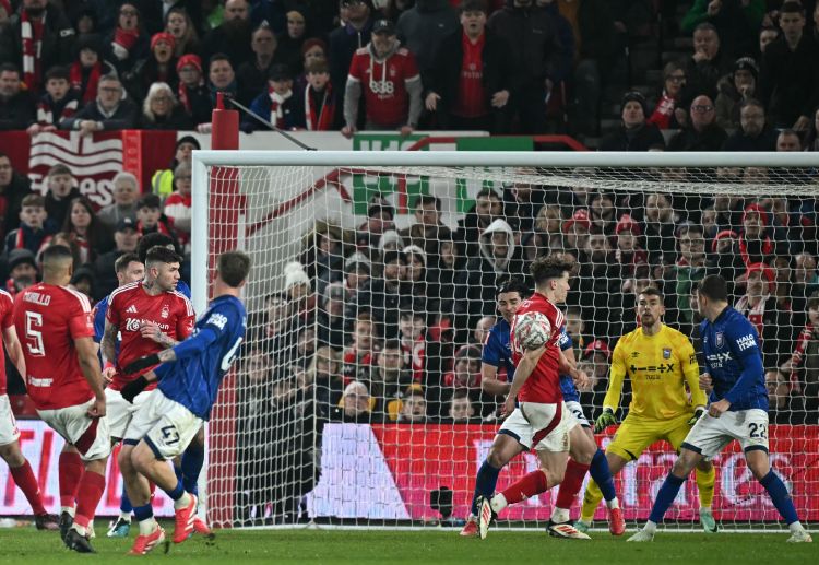 Nottingham Forest advanced to the FA Cup quarter-finals by beating Ipswich Town in a penalty shootout