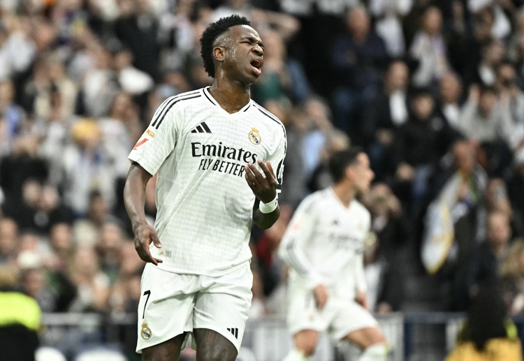 西甲联赛 在欧冠对阵马竞罚失点球后，维尼修斯在本轮西甲联赛中再次未能将点球转化为进球