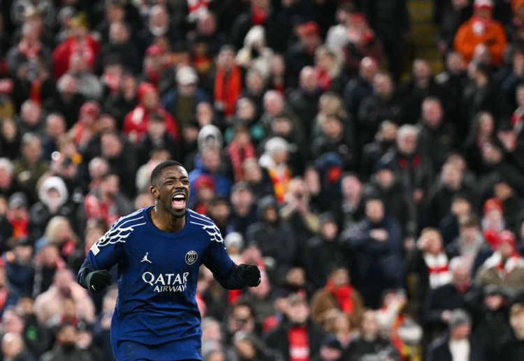 Paris Saint-Germain's Ousmane Dembele managed to score against Manchester City and Liverpool in the Champions League