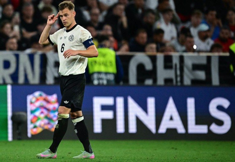 Joshua Kimmich reached his 100th international appearance in the UEFA Nations League match against Portugal