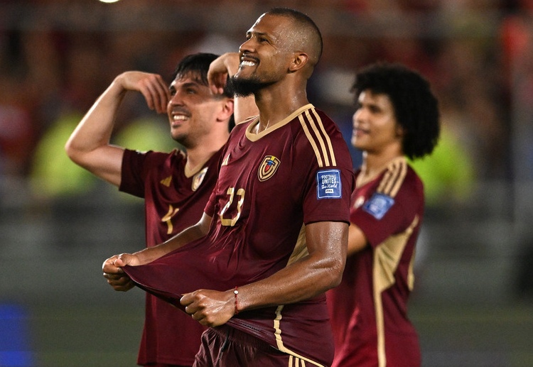 世界杯预选赛 老将萨洛蒙·隆东以5粒进球领跑队内射手榜，仍是委内瑞拉锋线最稳定的得分手。