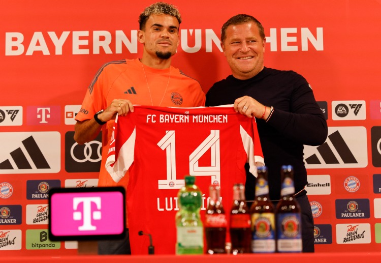 Luis Diaz khoác áo Bayern Munich ở Bundesliga 2025/26