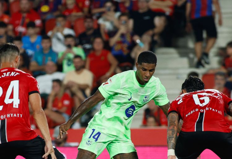 Marcus Rashford is featured in Barcelona's first La Liga match this 2025-26 season