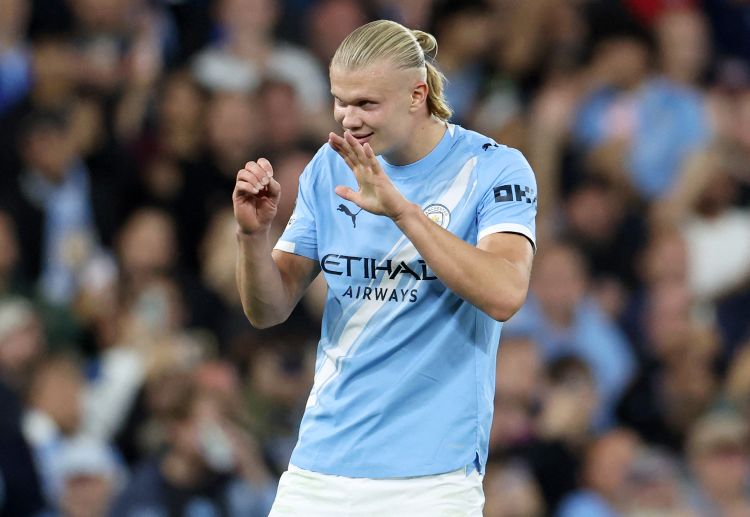 Erling Haaland scored in Manchester City's most recent Champions League game
