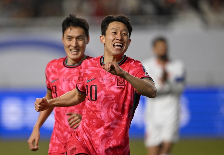 Lee Jae-Sung aims to score a goal for South Korea when they visit USA for an international friendly