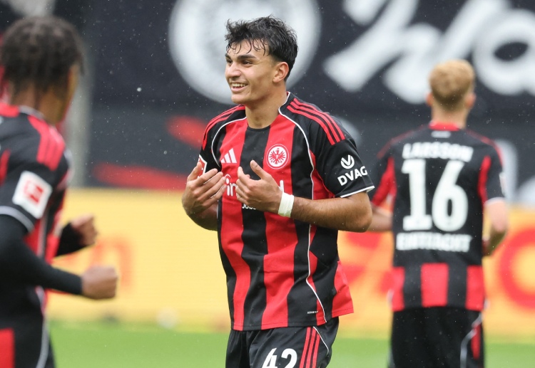 Can Uzun has scored in each of Eintracht Frankfurt ’s Bundesliga fixtures this season, taking his tally to five