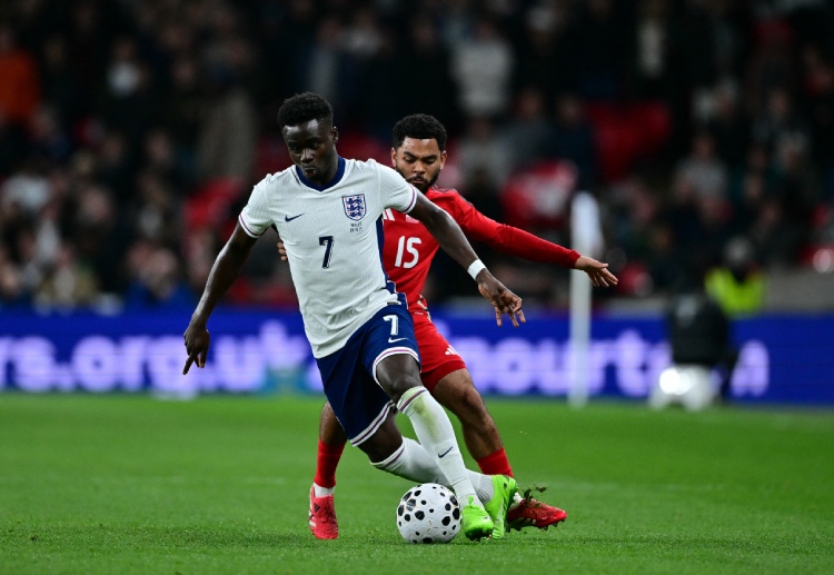 Bukayo Saka cetak gol di pertandingan international friendly