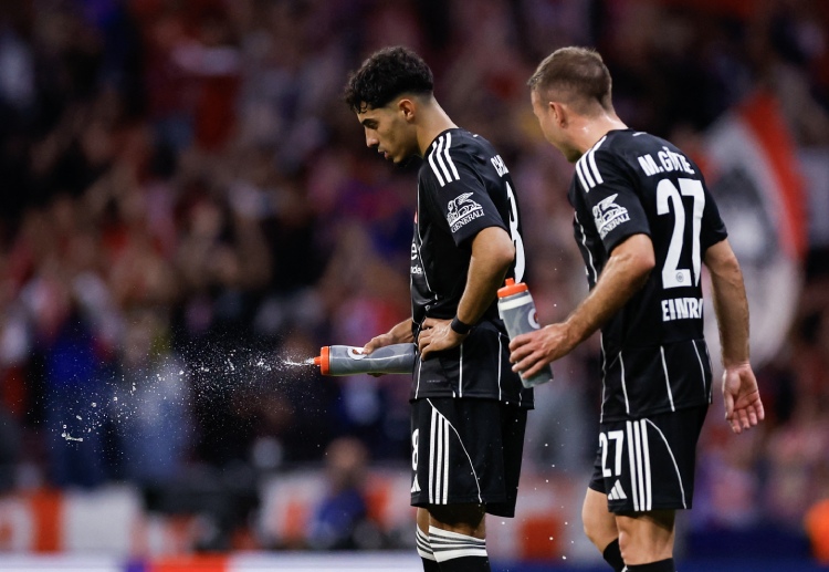 德甲联赛 法兰克福在最近的欧冠比赛中防守不稳，1比5负于马德里竞技。