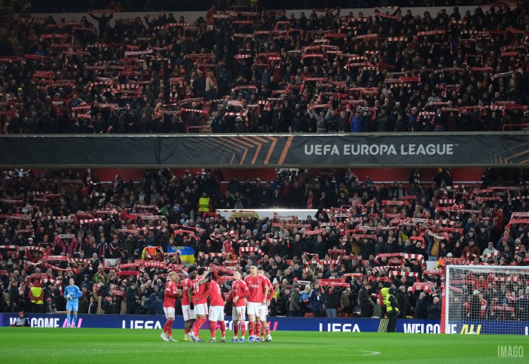 欧洲联赛  诺丁汉森林逆转中日德兰，自1995-96赛季以来首次进入欧联八强。