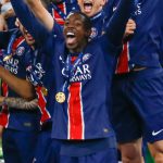 欧冠联赛 登贝莱上一场替补登场，本赛季已为巴黎圣日尔曼攻入11球。