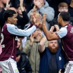 英超联赛 阿斯顿维拉在补时阶段由亚伯拉罕破门，4比3险胜桑德兰