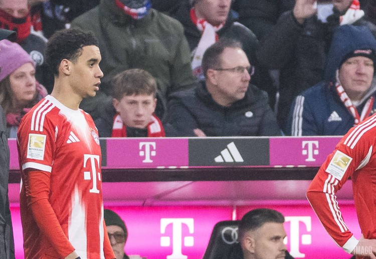 德甲联赛 贾马尔·穆西亚拉送出关键助攻，哈里·凯恩冷静推射破门，帮助拜仁慕尼黑以4比3完成逆转。