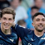 意甲联赛 巴希奇接队友助攻破门，帮助球队将优势扩大为两球