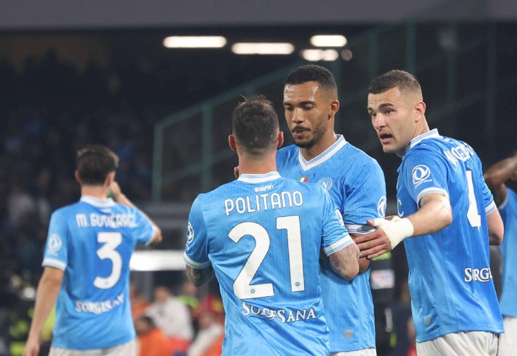 ဒီပွဲ အပြီးမှာ Opta စူပါကွန်ပျူတာရဲ့ တွက်ချက်မှုအရတော့ နာပိုလီ အနေနဲ့ အင်တာမီလန်ကို ကျော်ဖြတ်ပြီး စီးရီးအေ ချန်ပီယံ ဖြစ်ဖို့ ၄.၄ ရာခိုင်နှုန်းသာ အခွင့်အရေး ရှိပါသေးတယ်။