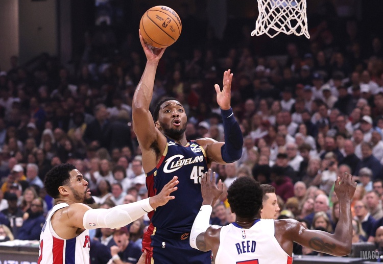 Donovan Mitchell inspired the Cavaliers in a Game 7 rout of the Pistons in the NBA
