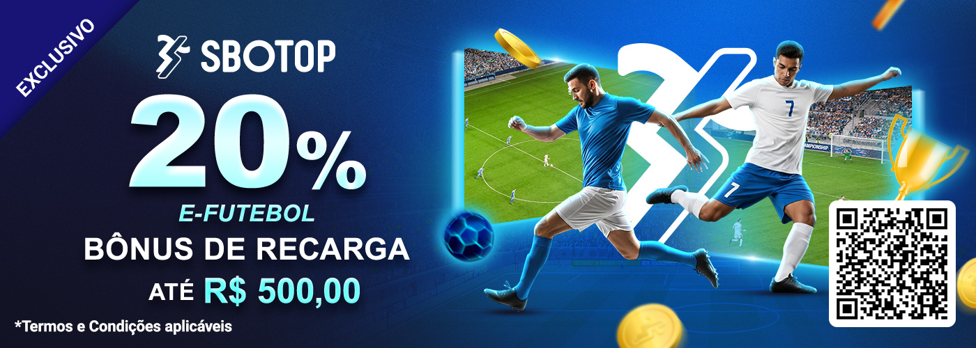 Bônus de recarga de 20% no e-Football