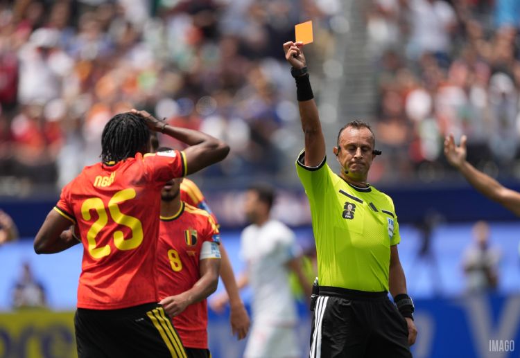 World Cup 2026: Nathan Ngoy walks off the pitch after being shown a red card against Iran