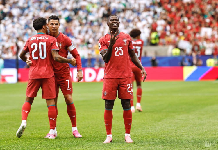 Nuno Mendes scores a stunning free‑kick to make it 2‑0 for Portugal at World Cup 2026