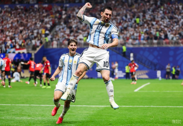 Lionel Messi has scored an equaliser for Argentina against Egypt in their World Cup 2026 Round of 16 clash