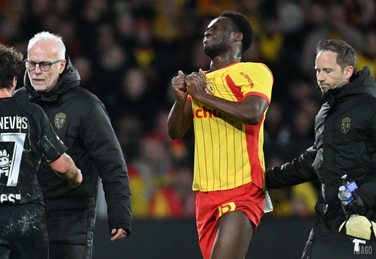RC Lens' Samson Baidoo could be sidelined at the start of the new Ligue 1 season after suffering an injury